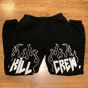 Kill Crew Black Sweatpants